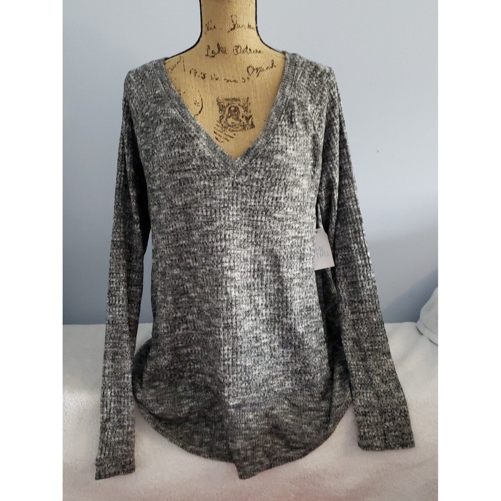 Time and Tru Womans New Long Sleeve Blouse Size Large